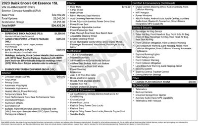 2023 Buick Encore GX Essence