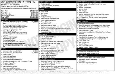 2026 Buick Envision Sport Touring