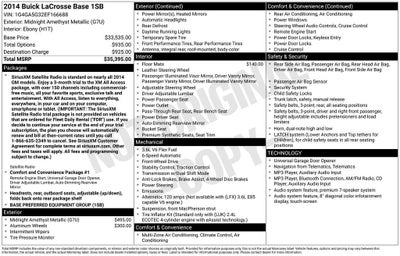 2014 Buick LaCrosse Base