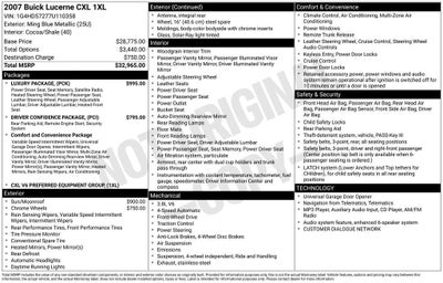 2007 Buick Lucerne V6 CXL