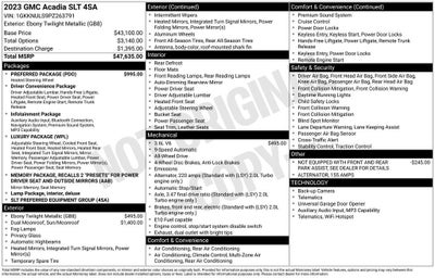 2023 GMC Acadia SLT
