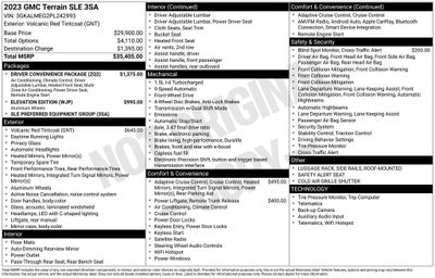 2023 GMC Terrain SLE