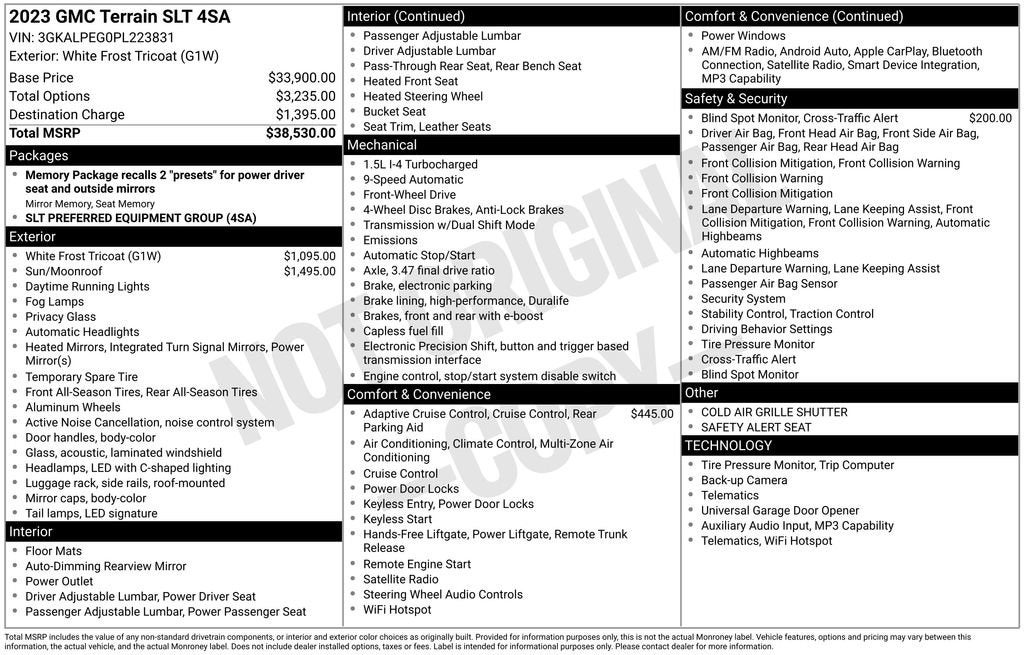2023 GMC Terrain SLT