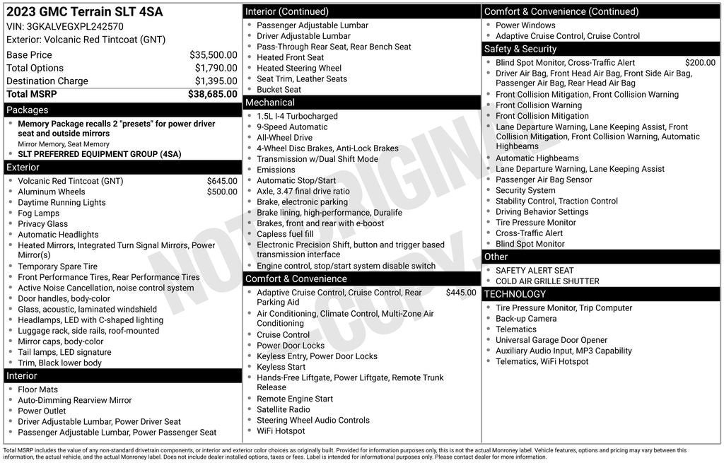 2023 GMC Terrain SLT