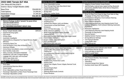 2022 GMC Terrain SLT