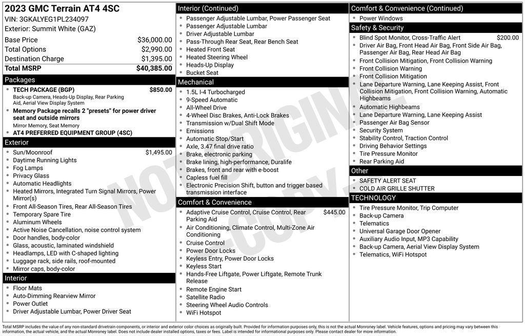 2023 GMC Terrain AT4