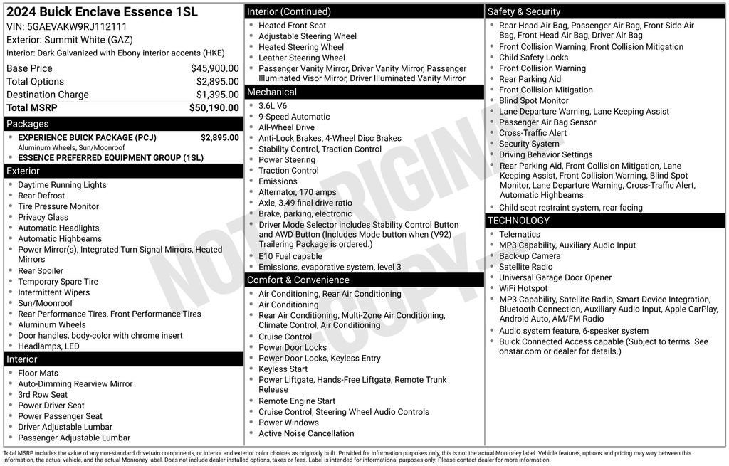2024 Buick Enclave Essence