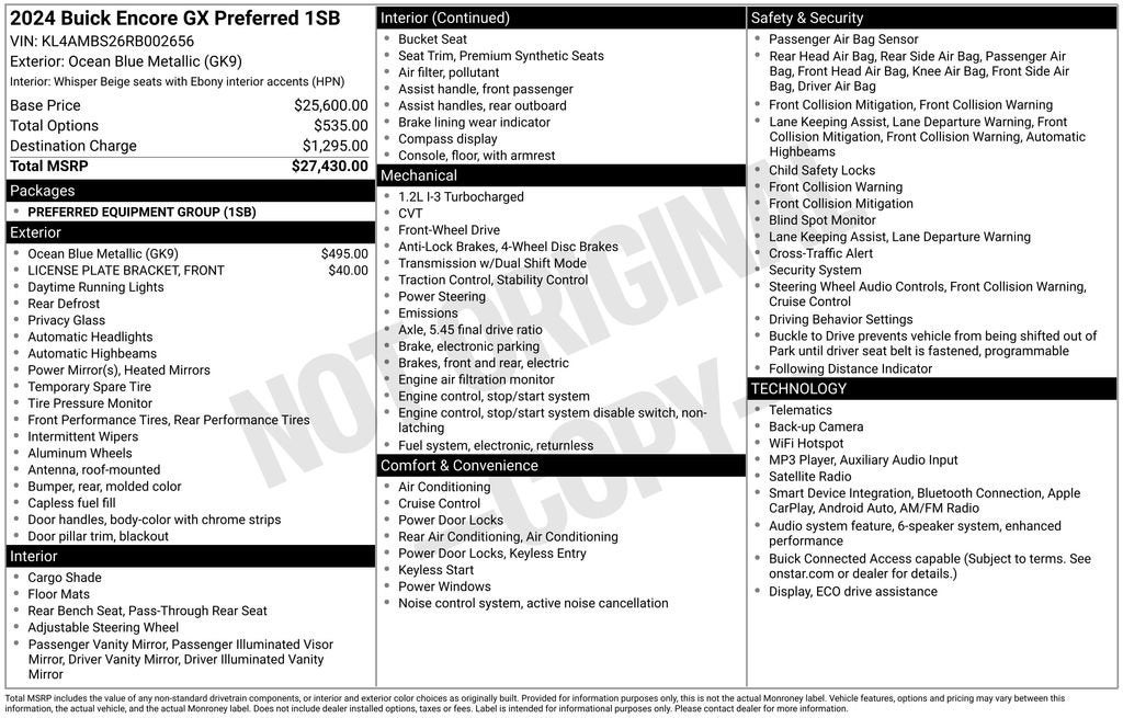 2024 Buick Encore GX Preferred