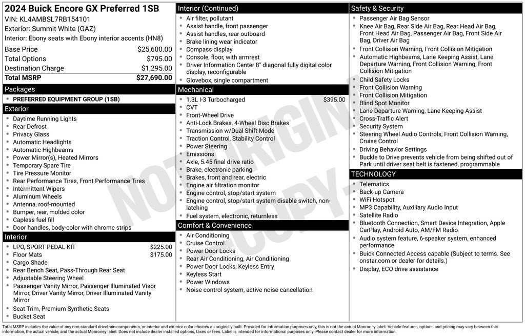 2024 Buick Encore GX Preferred