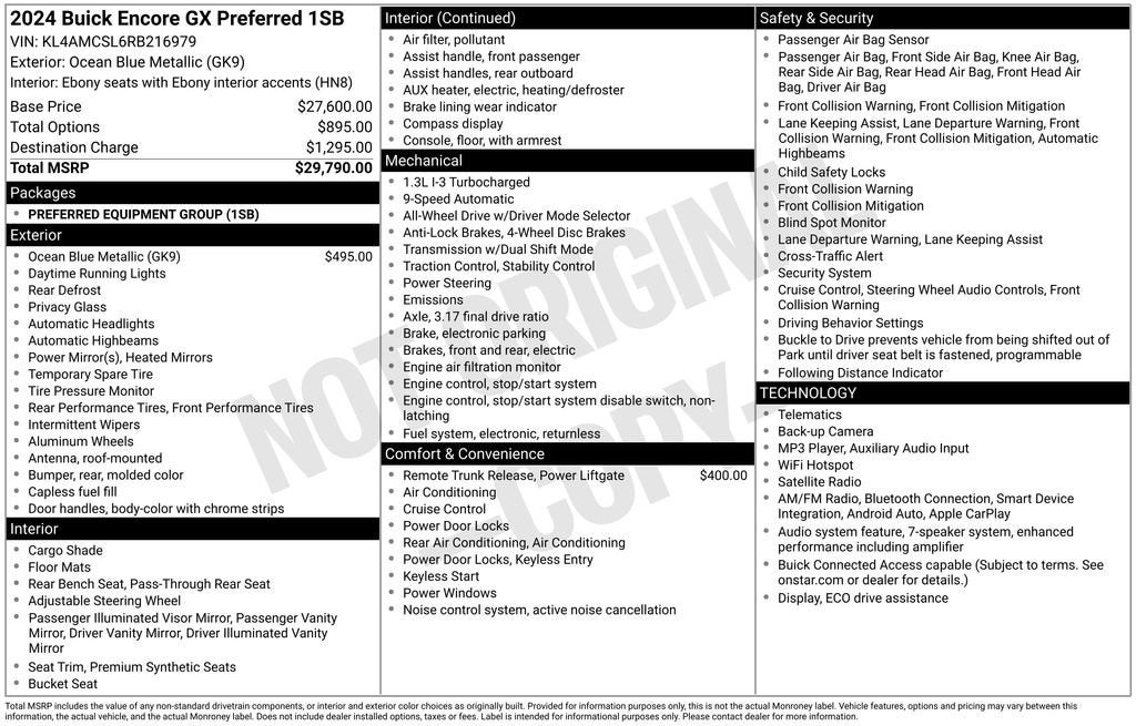 2024 Buick Encore GX Preferred