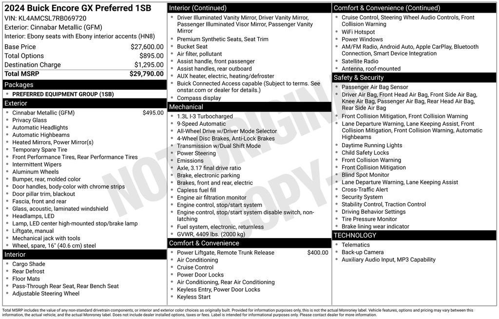 2024 Buick Encore GX Preferred