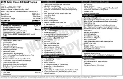 2025 Buick Encore GX Sport Touring