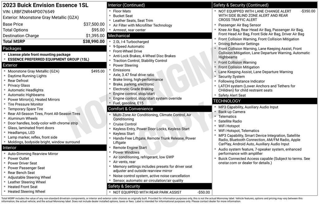 2023 Buick Envision Essence