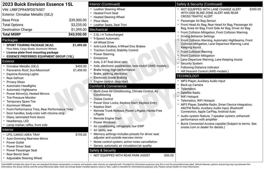 2023 Buick Envision Essence