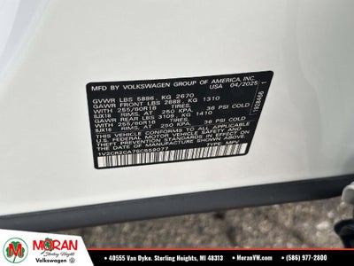 2025 Volkswagen Atlas 2.0T Peak Edition