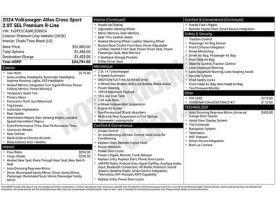 2024 Volkswagen Atlas Cross Sport 2.0T SEL Premium R-Line