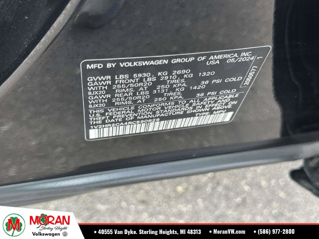 2024 Volkswagen Atlas 2.0T SE w/Technology