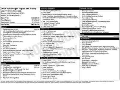 2024 Volkswagen Tiguan 2.0T SEL R-Line