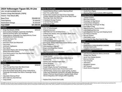 2024 Volkswagen Tiguan 2.0T SEL R-Line