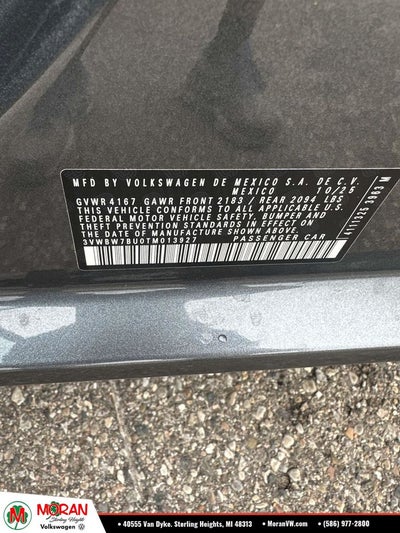 2026 Volkswagen Jetta 1.5T Sport
