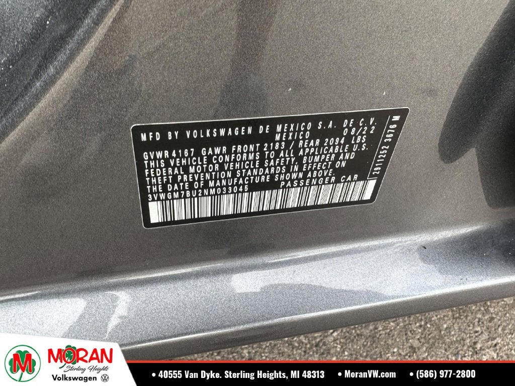 2022 Volkswagen Jetta 1.5T SEL
