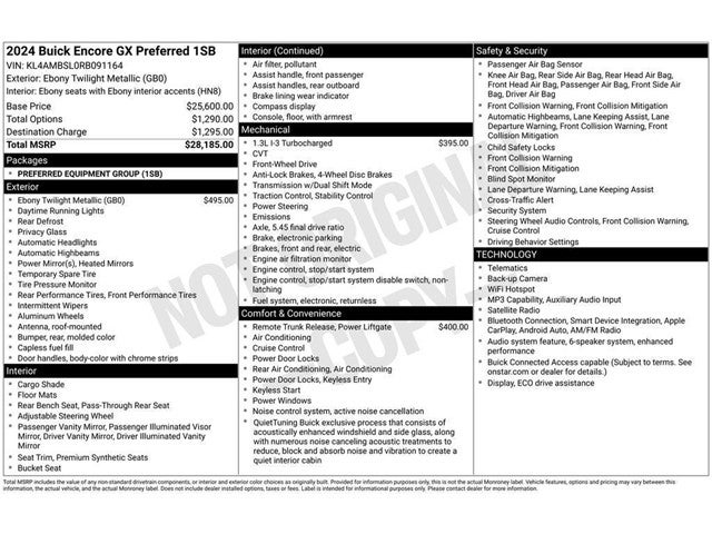 2024 Buick Encore GX Preferred