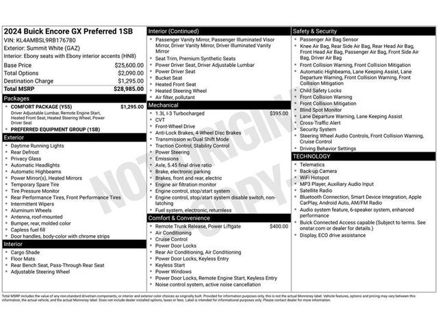 2024 Buick Encore GX Preferred