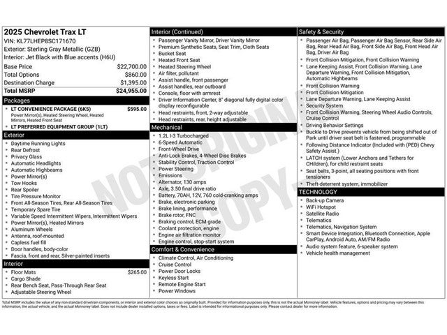 2025 Chevrolet Trax LT