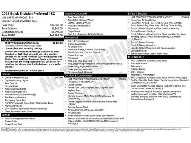 2023 Buick Envision Preferred