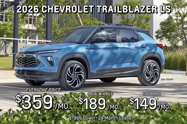 2026 CHEVROLET TRAILBLAZER LS